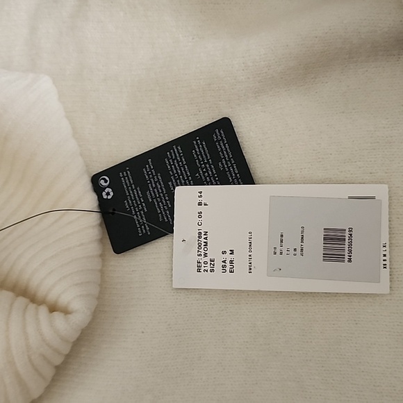 Mango basic white Tuttle neck sweater - Picture 2 of 5